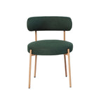 Noa - Lot De 2 Chaises - Tissu Vert