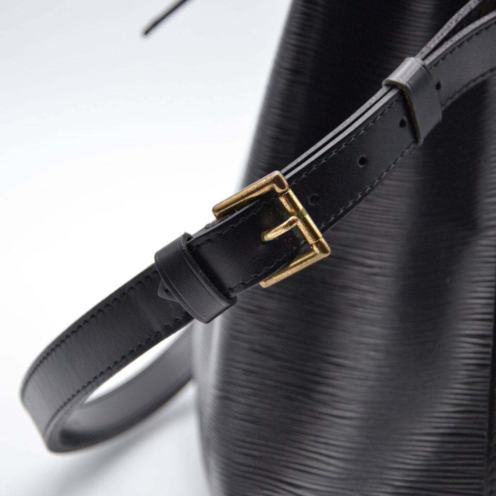 Noé Mm Cuir Épi Noir