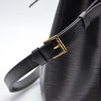 Noé Mm Cuir Épi Noir