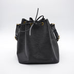 Noé Mm Cuir Épi Noir