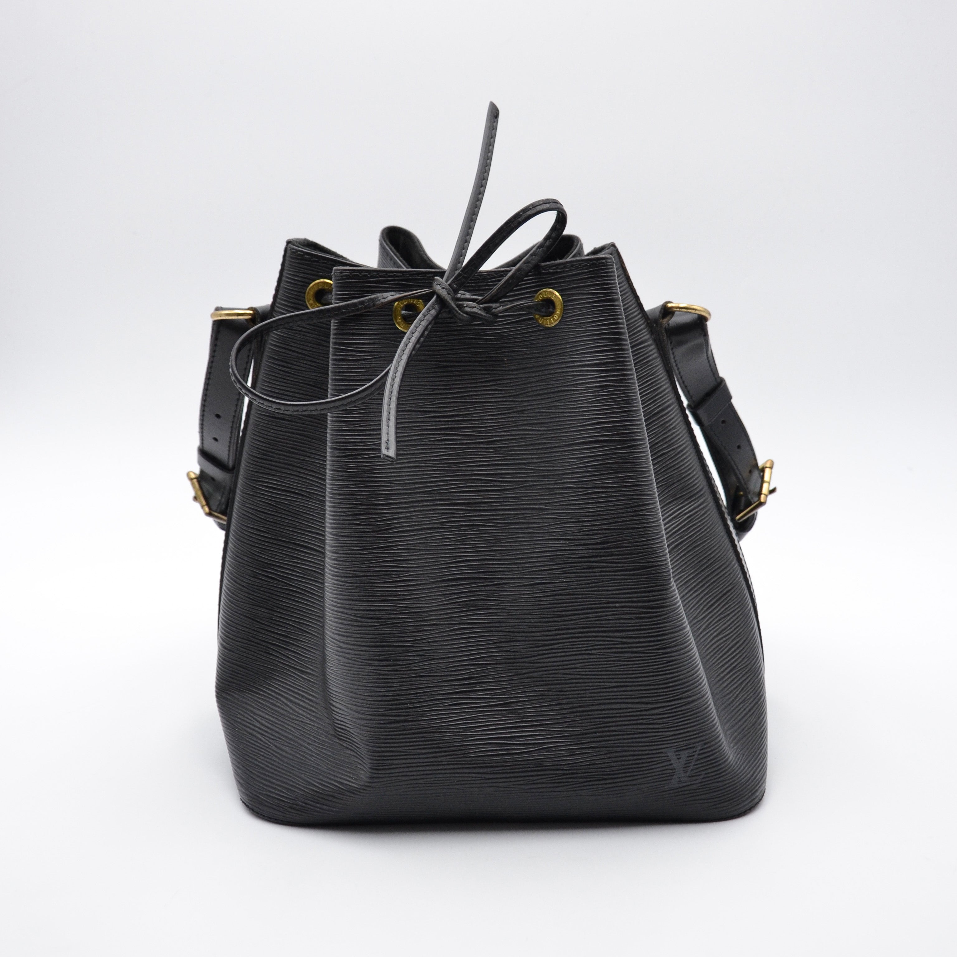 Noé Mm Cuir Épi Noir