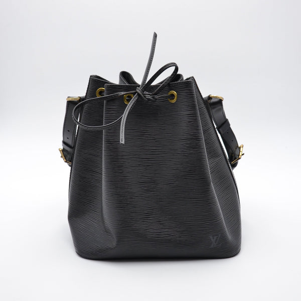 Noé Mm Cuir Épi Noir