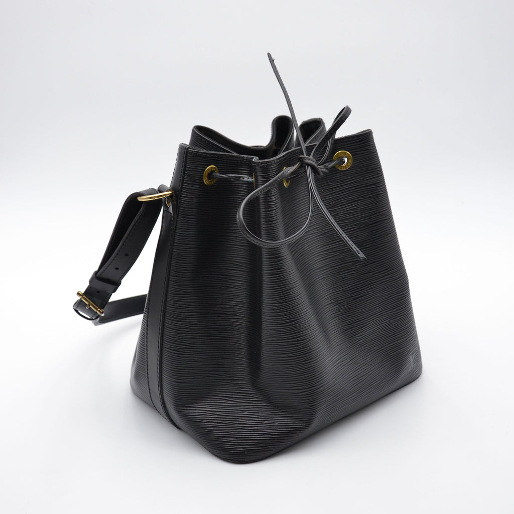 Noé Mm Cuir Épi Noir