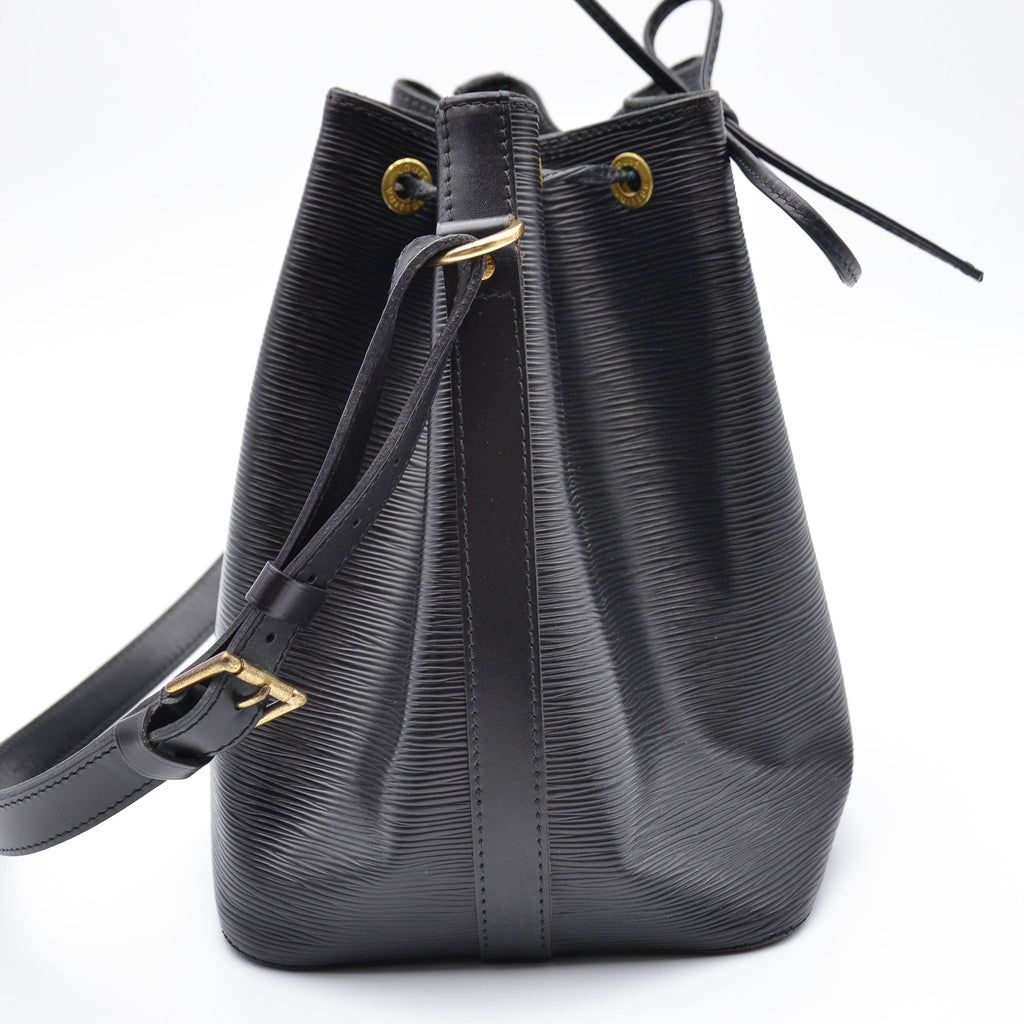 Noé Mm Cuir Épi Noir