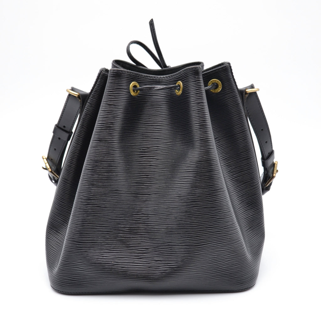 Noé Mm Cuir Épi Noir