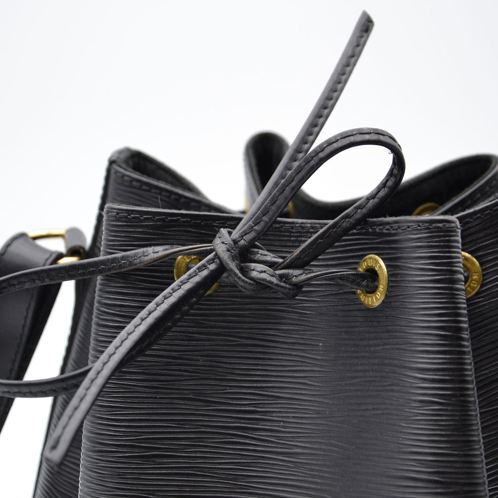 Noé Mm Cuir Épi Noir