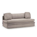 Noma - Banquette Convertible 3 Places - Velours Côtelé Taupe