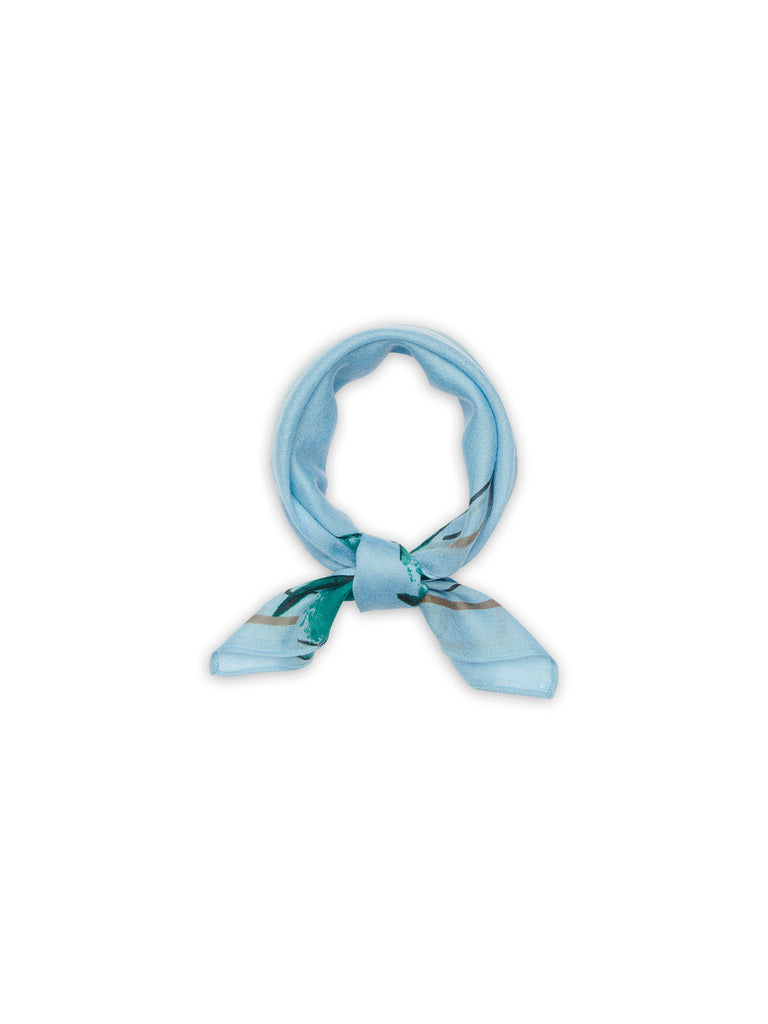 Authentic Cashmere - Foulard Imprimé Tissé Papillon Combo 1 Medog - Blue - 100% Cachemire - Mixte