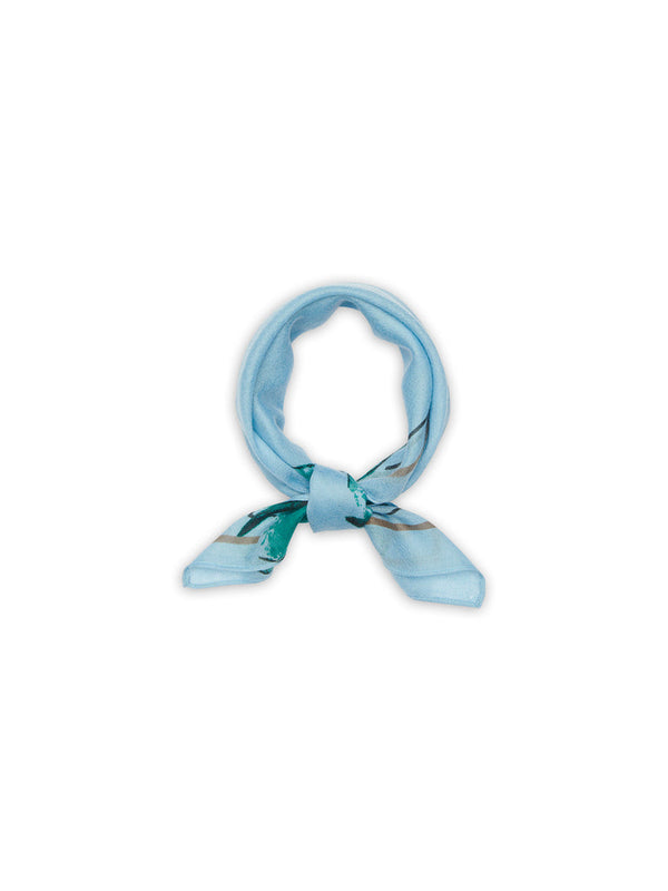 Authentic Cashmere - Foulard Imprimé Tissé Papillon Combo 1 Medog - Blue - 100% Cachemire - Mixte