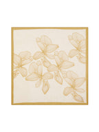 Authentic Cashmere - Foulard Tissé Imprimé Fleuri Combo 2 Loca - Beige - 100% Cachemire - Mixte
