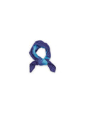 Authentic Cashmere - Bandana Tye And Dye Combo 2 Nybro - Blue - 100% Cachemire - Mixte