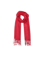 Authentic Cashmere - Echarpe Tissé Canela 170 X 35 Cm - Red - 100% Cachemire - Mixte