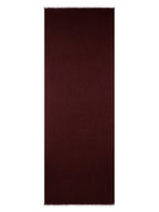 Authentic Cashmere - Etole Tissé Cacupe 210 X 75 Cm - Prune - 100% Cachemire - Mixte