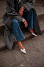 Escarpins - Cuir Métallisé Silver - Marta