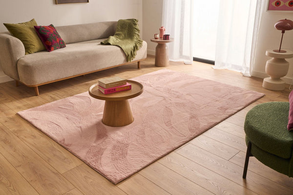 Nube - Tapis D'Intérieur - Polyester - Rose