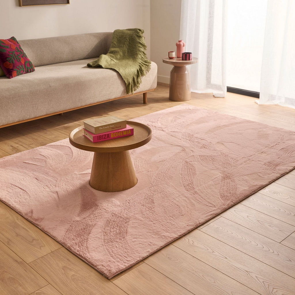 Nube - Tapis D'Intérieur - Polyester - Rose