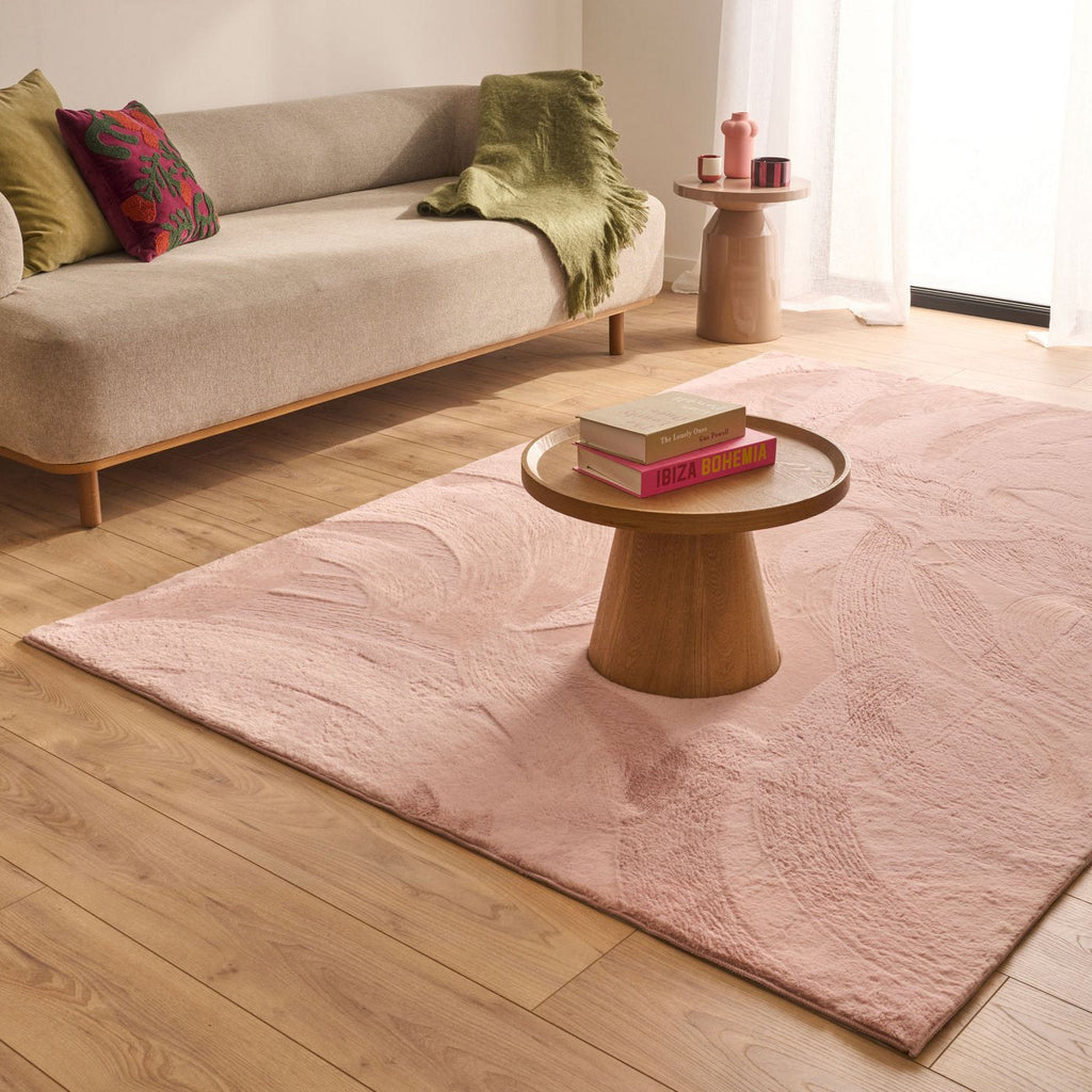 Nube - Tapis D'Intérieur - Polyester - Rose
