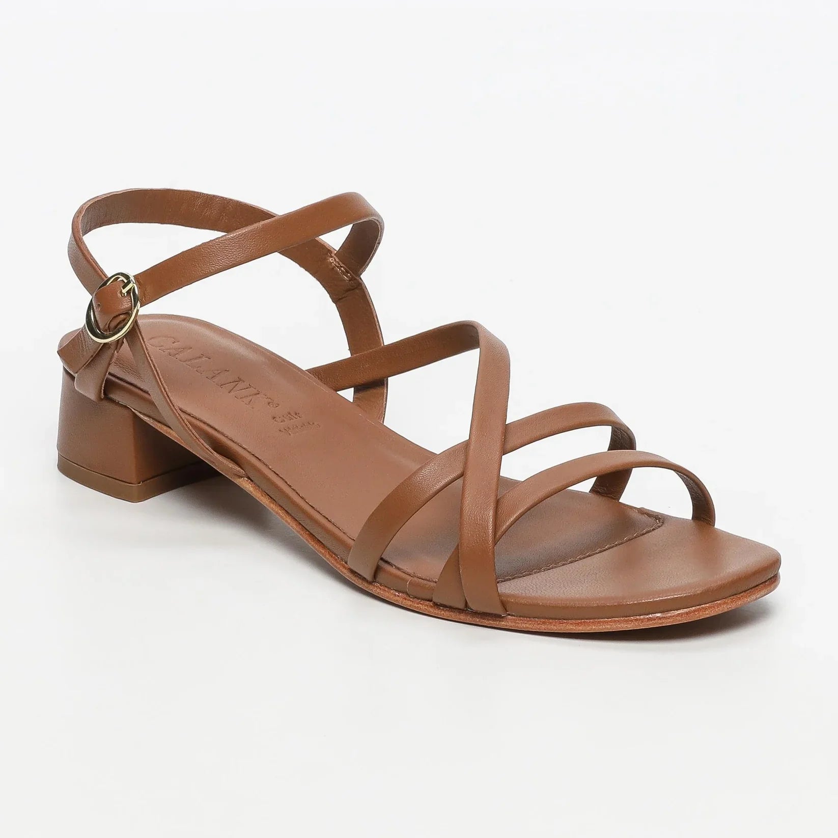 Sandales A Talons Nahla - Camel