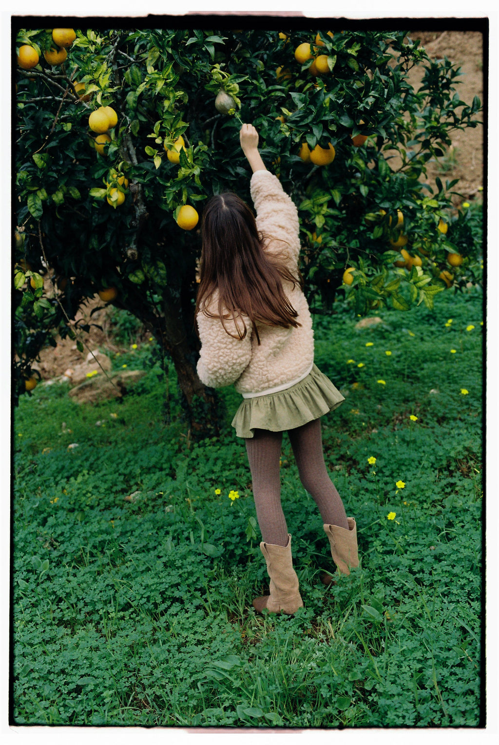 Jupe Matilda Olive - Enfant