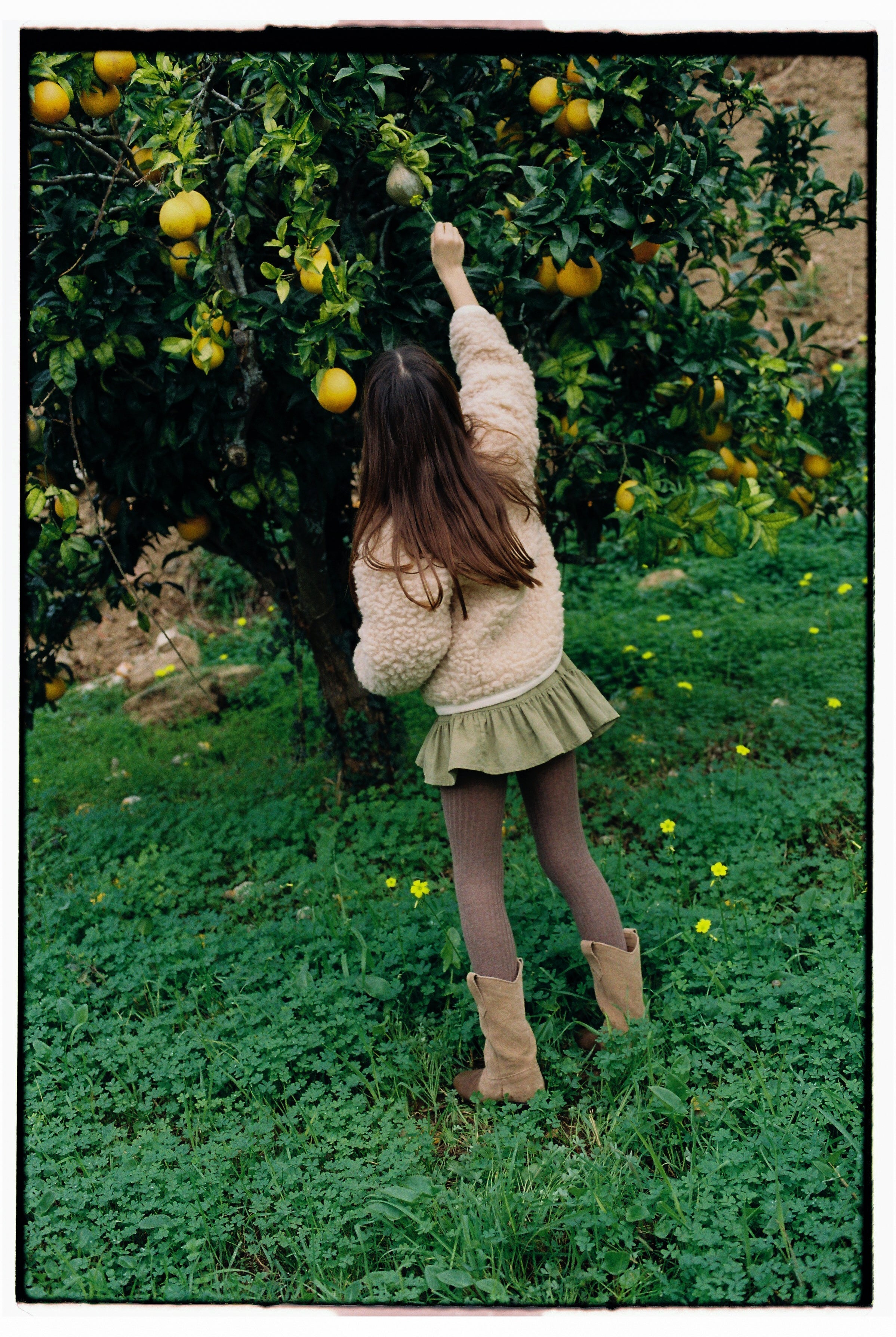 Jupe Matilda Olive - Enfant
