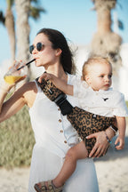 Porte-bébé MomSwing - Léopard Chic