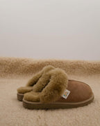 Chaussons Paule - Peau Lainée - Camel - Femme