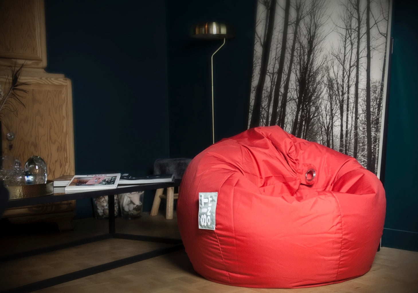 Pouf O Ring - 120x100cm - Red
