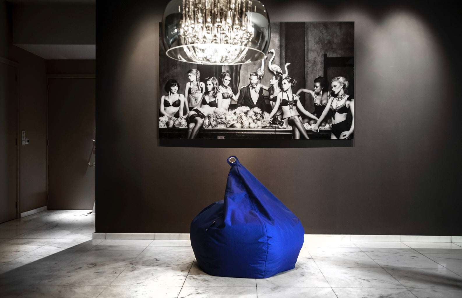 Pouf O Ring - Royal Blue
