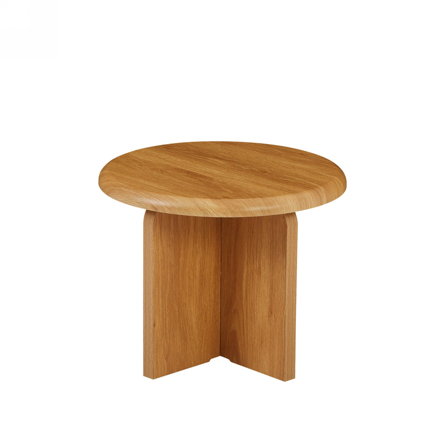 Ocana - Table Basse Ronde - Effet Chêne