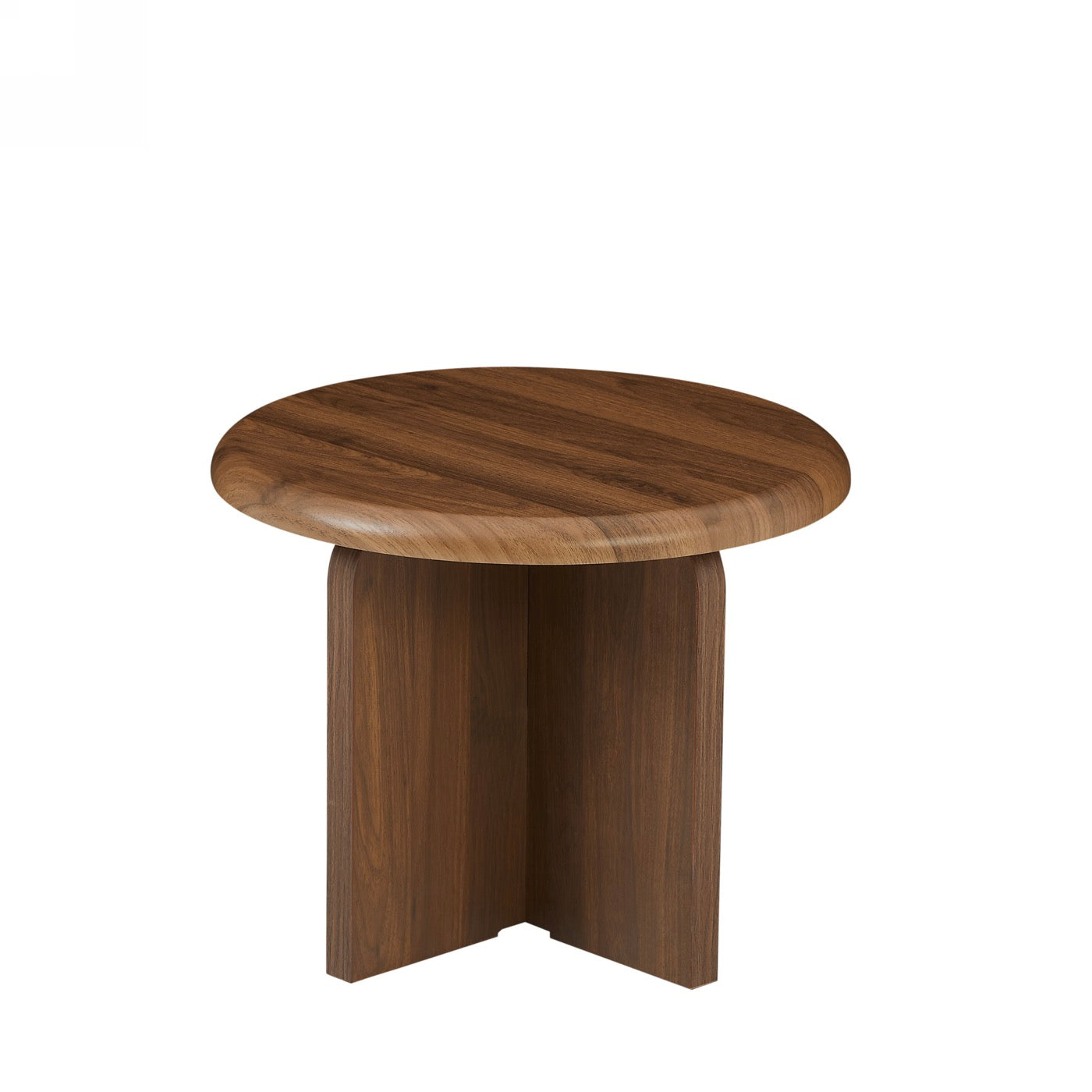Ocana - Table Basse Ronde - Effet Noyer