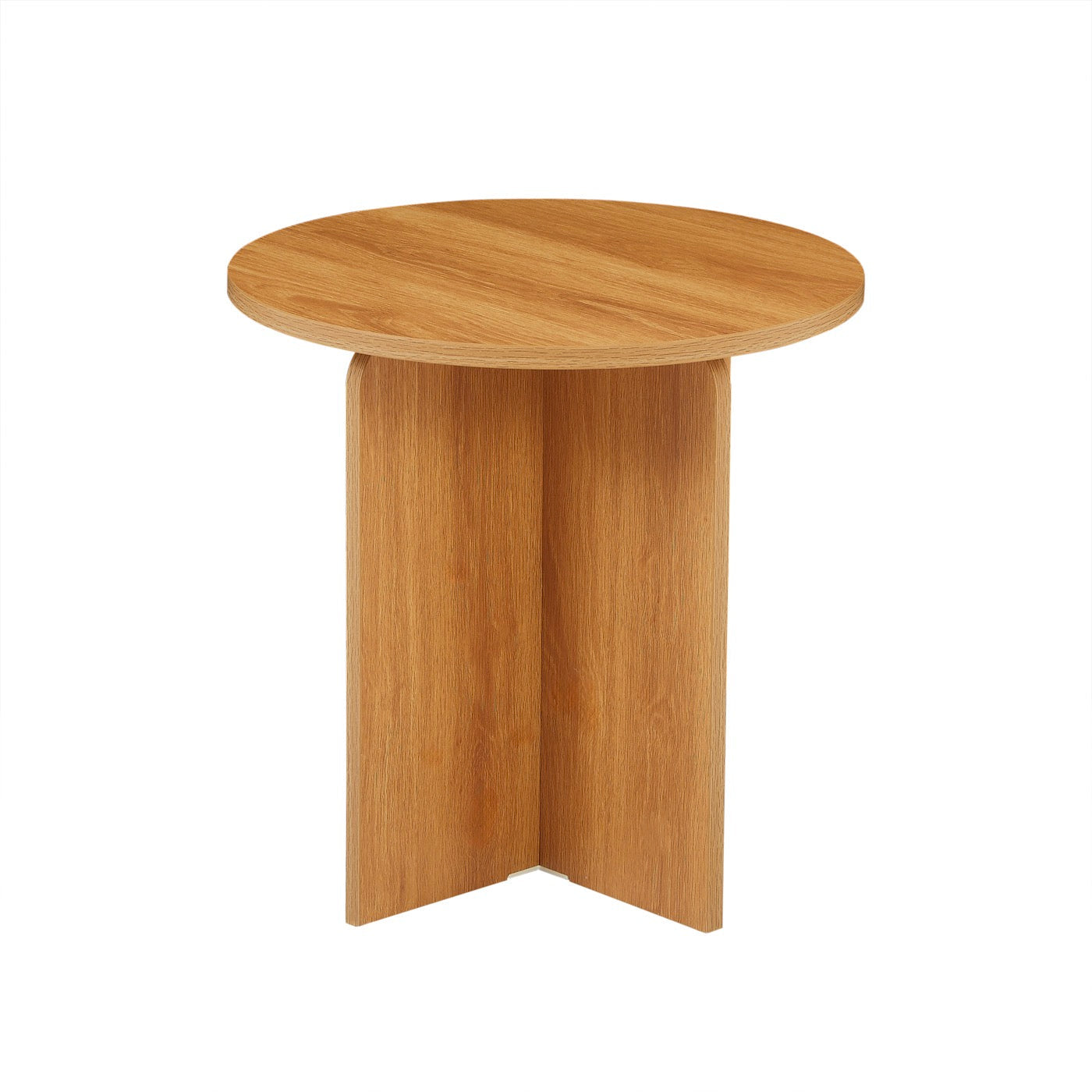 Ocana - Table Basse Ronde - Effet Chêne