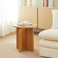 Ocana - Table Basse Ronde - Effet Chêne