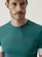 T-Shirt Odet - Basilic Vert/Blanc - Homme