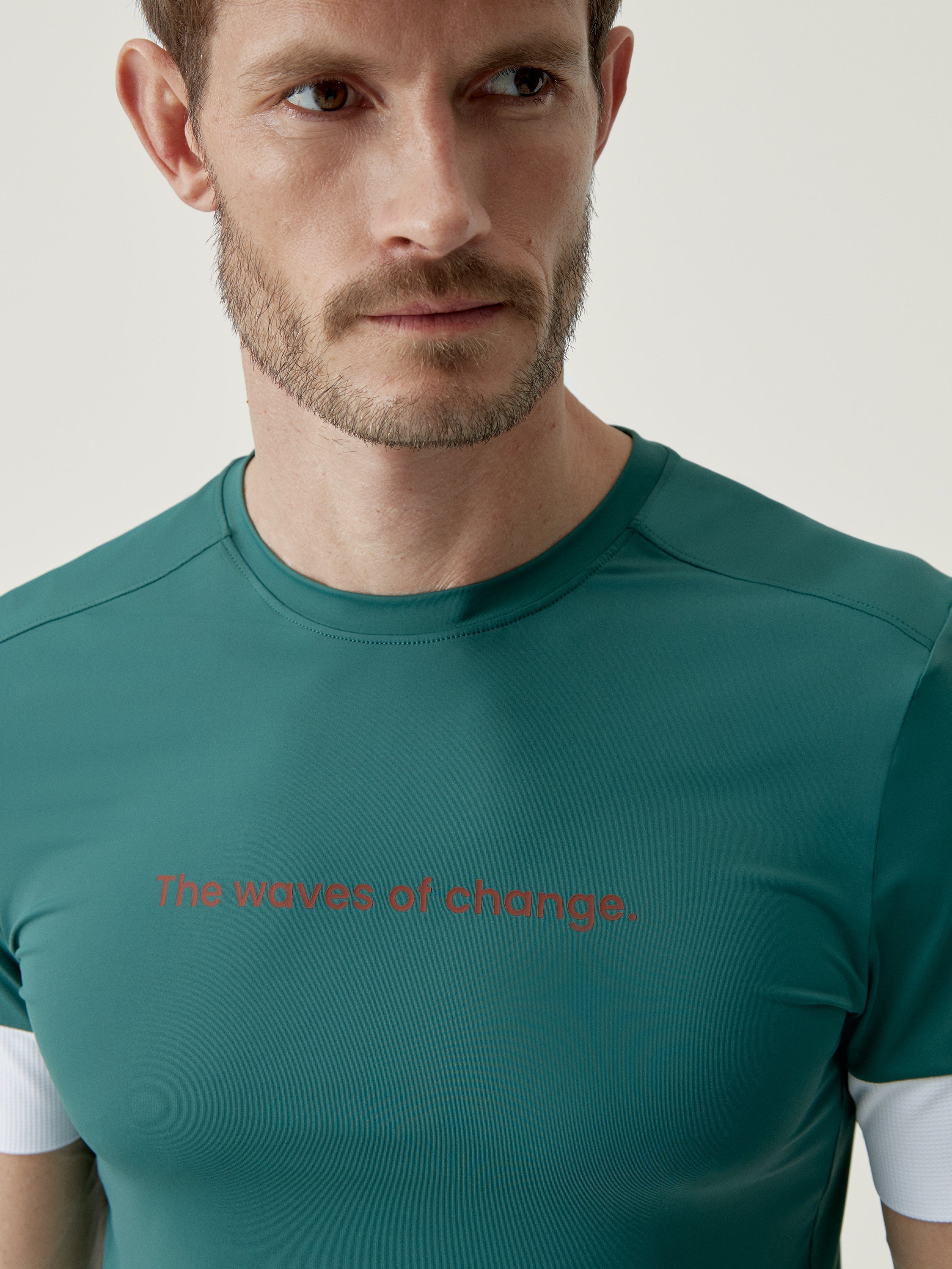 T-Shirt Odet - Basilic Vert/Blanc - Homme