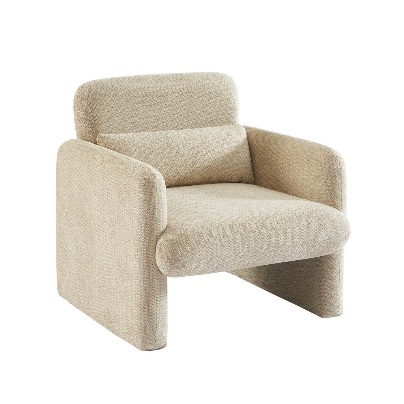 Oma - Fauteuil - Tissu Beige