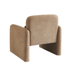 Oma - Fauteuil - Tissu Marron
