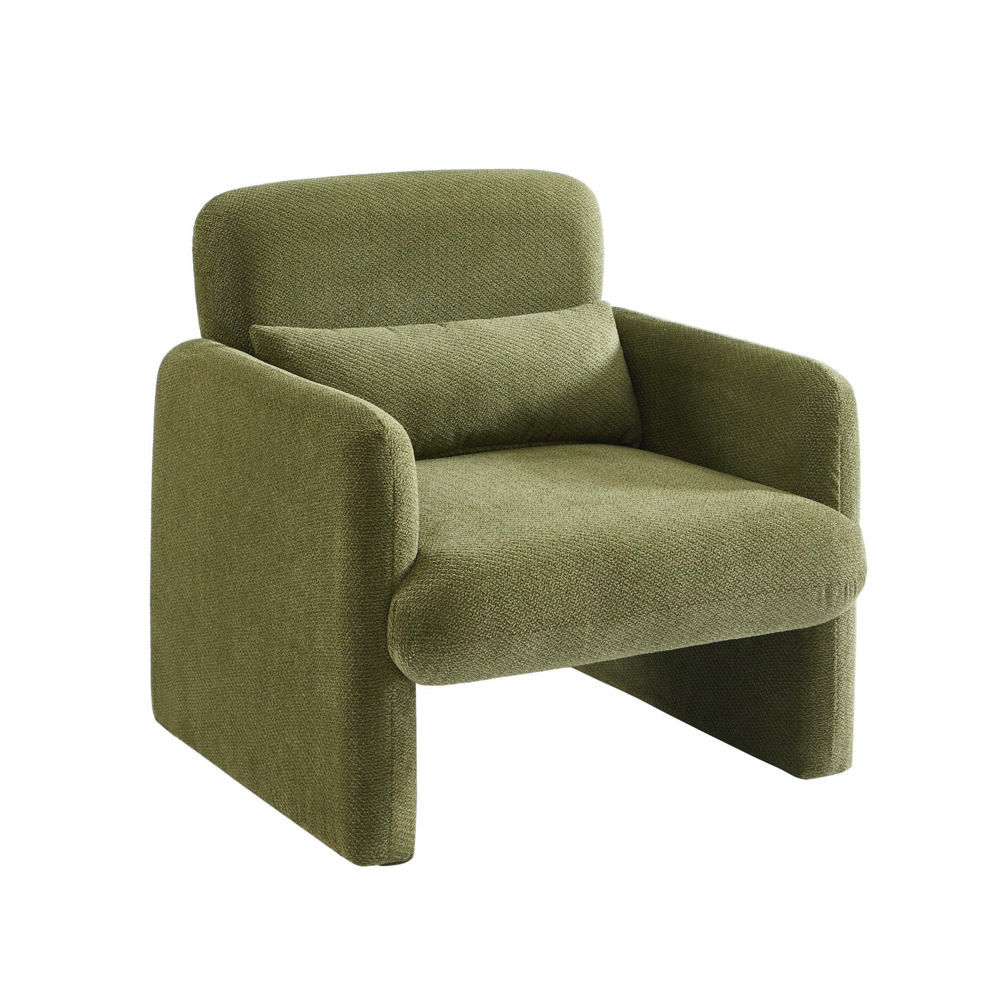 Oma - Fauteuil - Tissu Vert