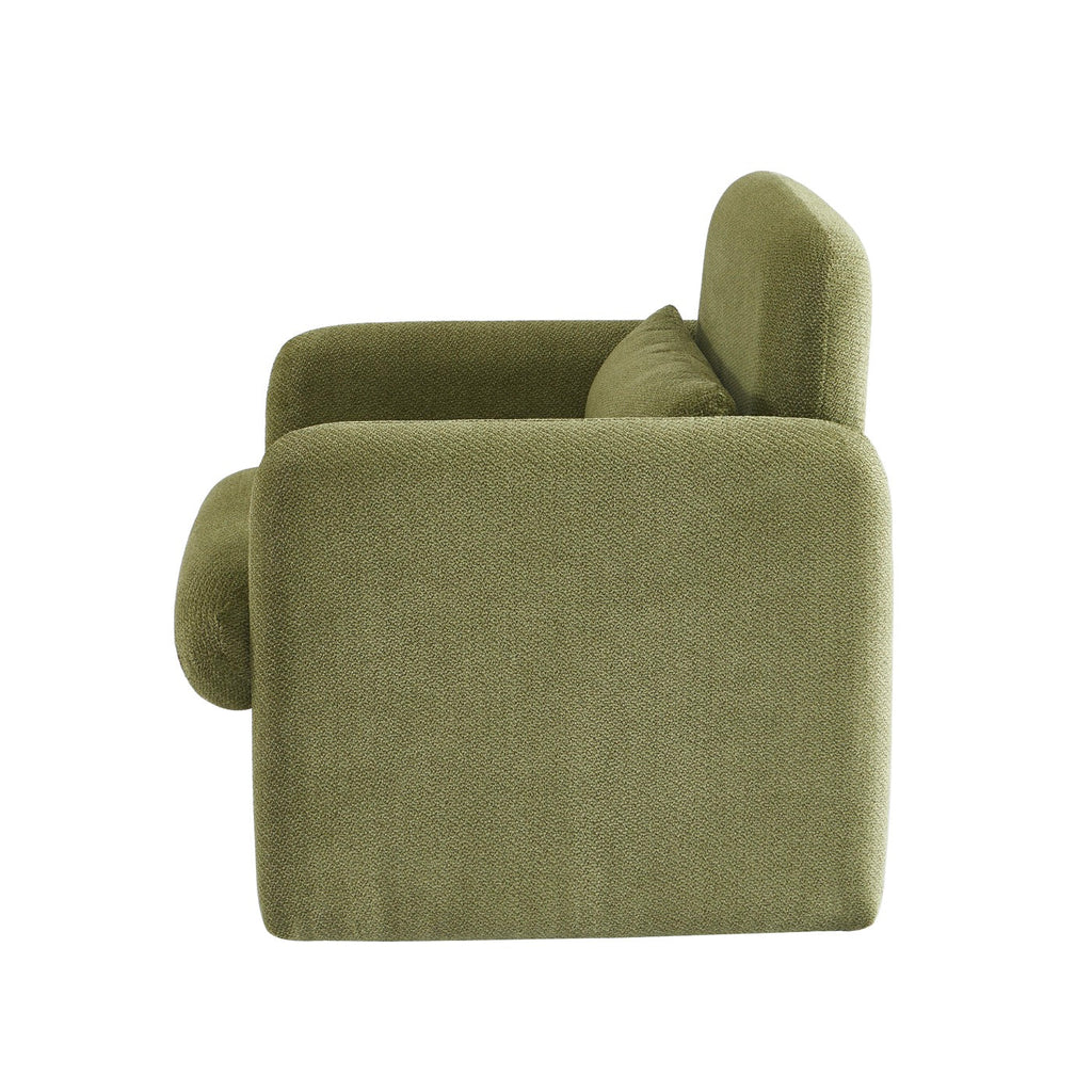 Oma - Fauteuil - Tissu Vert