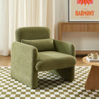 Oma - Fauteuil - Tissu Vert