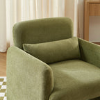 Oma - Fauteuil - Tissu Vert