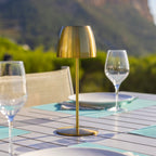 Orlum - Lampe De Table Sans Fil - Acier - Doré