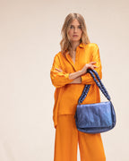 Sac Oscar Big - Crack Majorelle