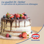 Dr Oetker - Lot De 2 Moules À Gâteaux 30/30 Cm En Silicone Dr Oetker Flexxibel Love - Rouge