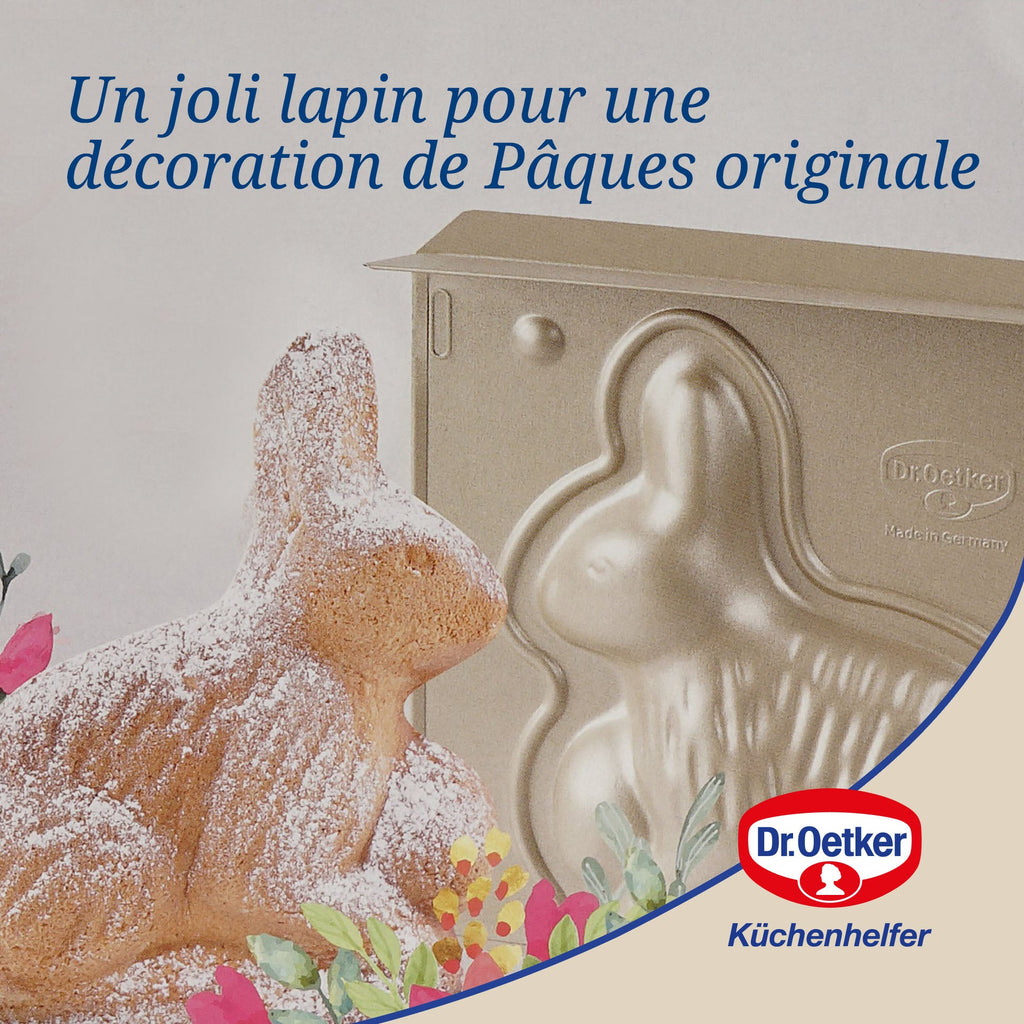 Dr Oetker - Moule À Gâteaux 3D En Forme De Lapin De Pâques 600 Ml Dr.Oetker - Or