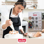 Zenker - Lot De 6 Douilles À Pâtisserie En Inox Grand Modèle Zenker Smart Pastry - Gris