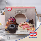 Dr Oetker - Set De 3 Moules À Pâtisserie Dr Oetker Back-Trend - Blanc|Gris