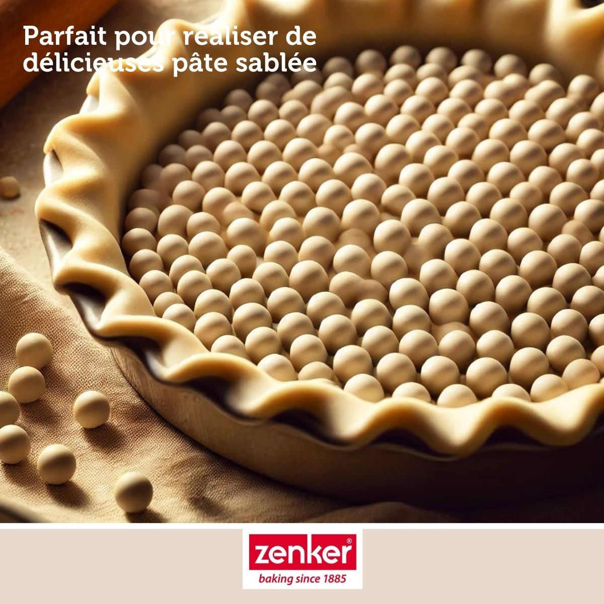 Zenker - Billes De Cuisson Pour Pâte Sablée, Pot De 600 Grammes Zenker Smart Pastry - Gris|Transparent