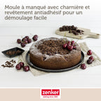 Zenker - Moule À Manqué À Charnière 24 Cm Zenker Black Metallic - Noir