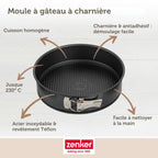 Zenker - Set De 4 Ustensiles De Pâtisserie Moule À Gâteaux 2 Bols Et Spatule Black Metallic Black Mettallic Zenker Black Mettallic - Noir