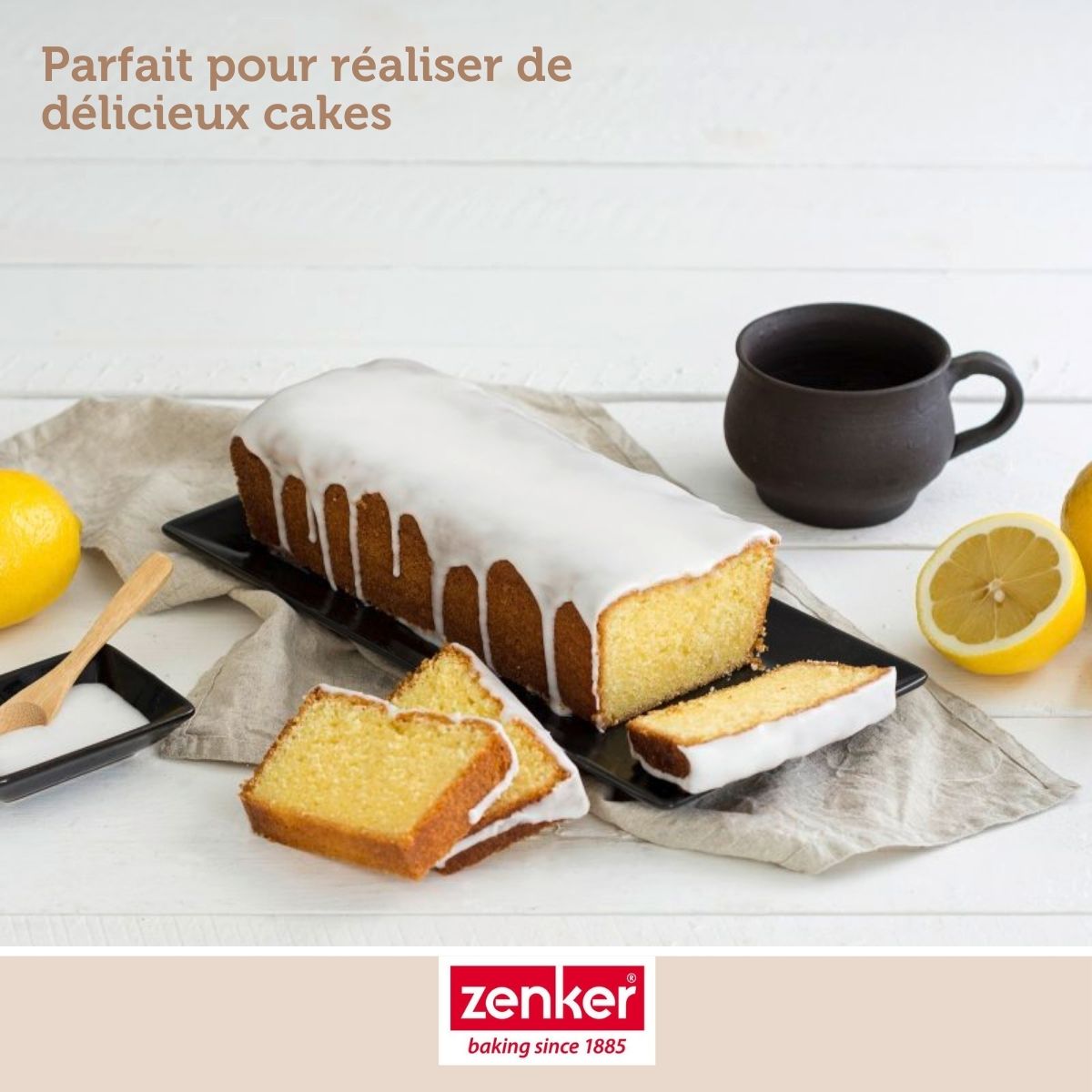 Zenker - Moule À Cake Extensible 20 À 35 Cm Zenker Black Metallic - Noir